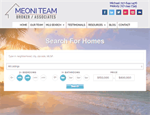Tablet Screenshot of meoniteam.com